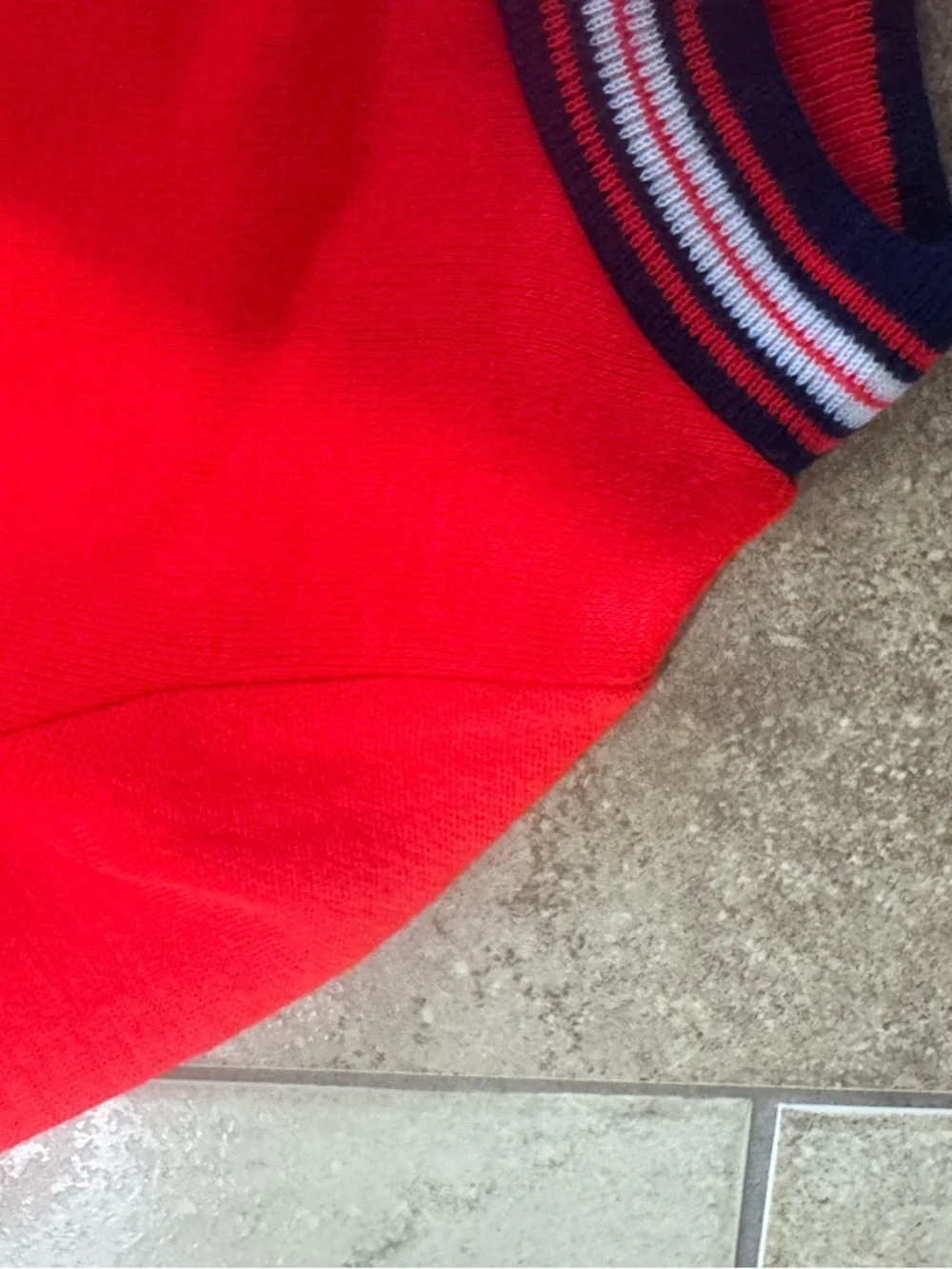 VNTG 70s Toddle Time JCPenney Red Knit Jogger Set Size 2 Toddler Retro Sporty